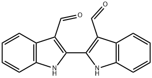 [2,2'-Bi-1H-indole]-3,3'-dicarboxaldehyde Struktur