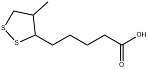 1,2-Dithiolane-3-pentanoic acid, 4-methyl- Struktur