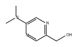 2-Pyrazinemethanol, 5-(dimethylamino)- Struktur