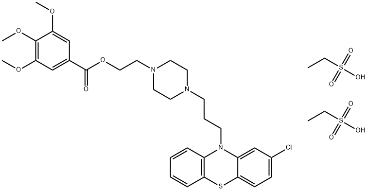 Methophenazine diethanesulfonate Struktur