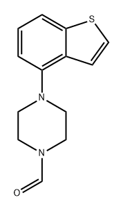 1-Piperazinecarboxaldehyde, 4-benzo[b]thien-4-yl- Struktur