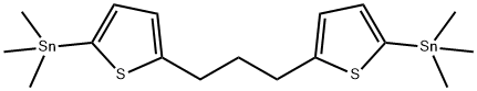 Stannane, 1,1'-(1,3-propanediyldi-5,2-thiophenediyl)bis[1,1,1-trimethyl- 結(jié)構(gòu)式