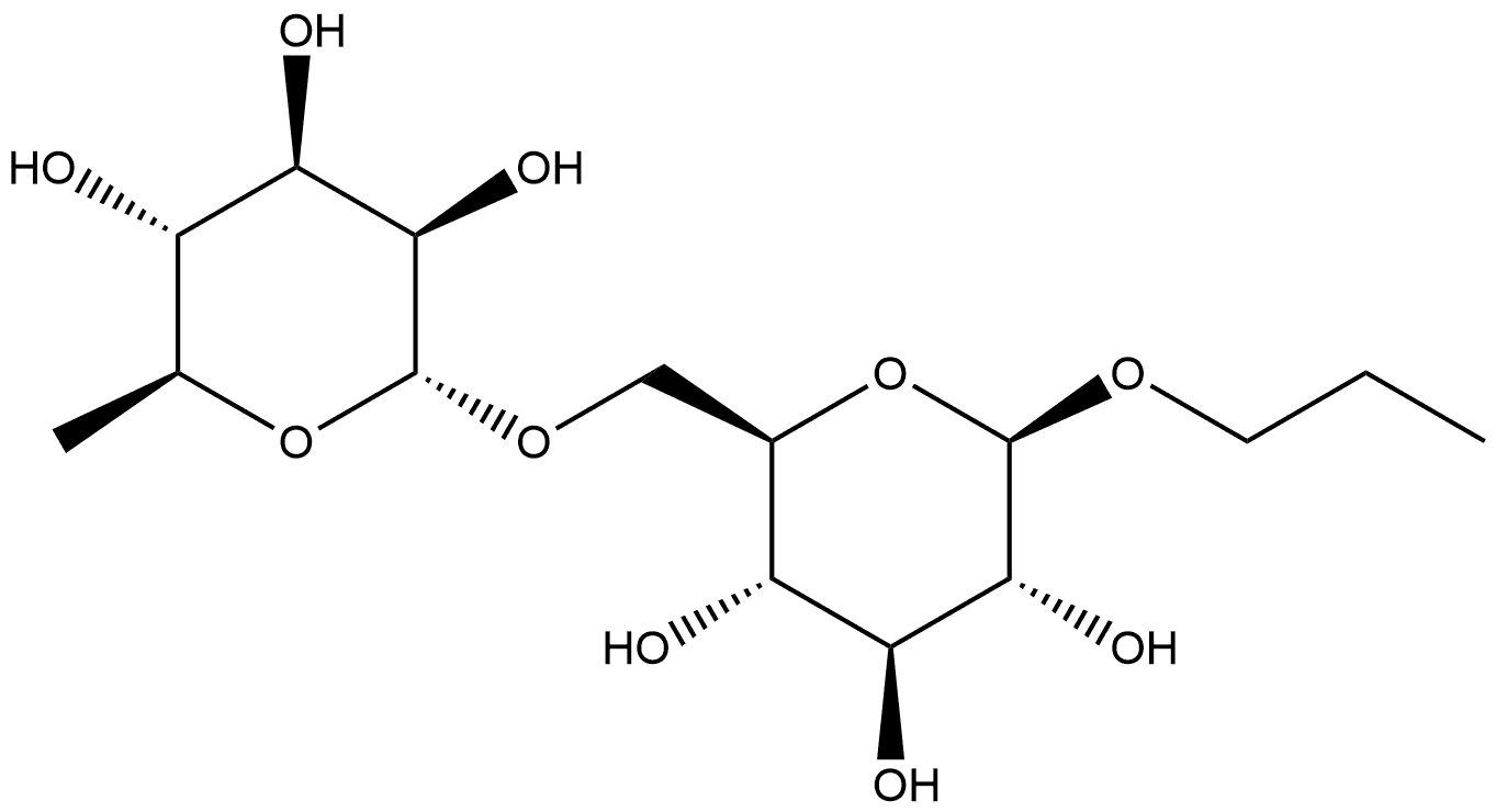 β-D-Glucopyranoside, propyl 6-O-(6-deoxy-α-L-mannopyranosyl)-