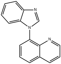 Quinoline, 8-(1H-benzimidazol-1-yl)- Struktur