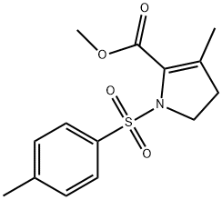 1H-Pyrrole-2-carboxylic acid, 4,5-dihydro-3-methyl-1-[(4-methylphenyl)sulfonyl]-, methyl ester Struktur