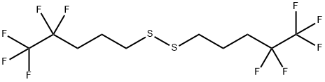 Disulfide, bis(4,4,5,5,5-pentafluoropentyl) Struktur