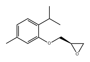 Oxirane, 2-[[5-methyl-2-(1-methylethyl)phenoxy]methyl]-, (2R)- Struktur