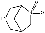 6-Thia-3-azabicyclo[3.2.1]octane, 6,6-dioxide Struktur