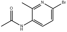 N-(6-Bromo-2-methyl-pyridin-3-yl)-acetamide Struktur