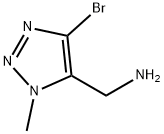 1H-1,2,3-Triazole-5-methanamine, 4-bromo-1-methyl- Struktur