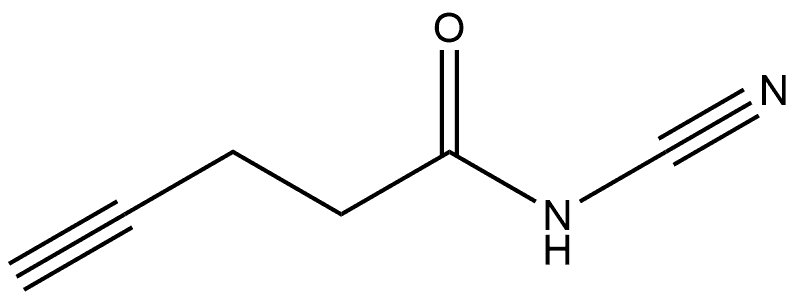 N-Cyanopent-4-ynamide Struktur