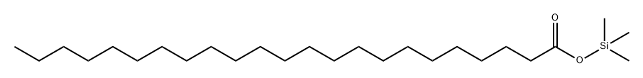 Tricosanoic acid trimethylsilyl ester Struktur