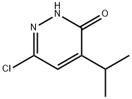 6-氯-4-異丙基-噠嗪-3-醇 結(jié)構(gòu)式