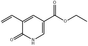 6-Hydroxy-5-vinyl-nicotinic acid ethyl ester Struktur