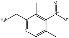 1-(3,5-dimethyl-4-nitropyridin-2-yl)methanamine Struktur