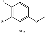 2-Bromo-3-fluoro-6-methoxyaniline Struktur