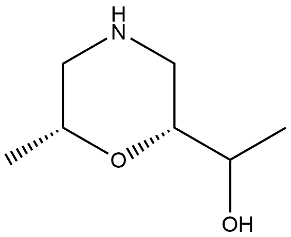 2-Morpholinemethanol,α,6-dimethyl-, (2R,6R)- Struktur