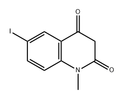 2,4(1H,3H)-Quinolinedione, 6-iodo-1-methyl- Struktur