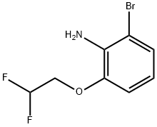 2-Bromo-6-(2,2-difluoroethoxy)aniline Struktur