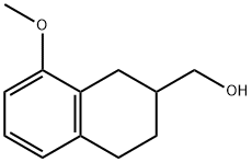 2-Naphthalenemethanol, 1,2,3,4-tetrahydro-8-methoxy- Struktur