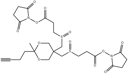 Alkyne-A-DSBSO crosslinker Struktur