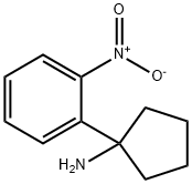 1-(2-nitrophenyl)cyclopentan-1-amine Struktur