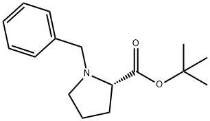 L-Proline, 1-(phenylmethyl)-, 1,1-dimethylethyl ester Struktur