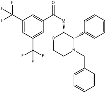 Benzoic acid, 3,5-bis(trifluoromethyl)-, (2R,3S)-3-phenyl-4-(phenylmethyl)-2-morpholinyl ester