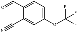 Benzonitrile, 2-formyl-5-(trifluoromethoxy)- Struktur