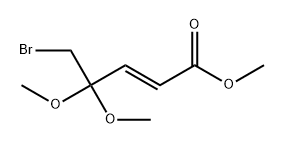 2-Pentenoic acid, 5-bromo-4,4-dimethoxy-, methyl ester, (E)- (9CI)