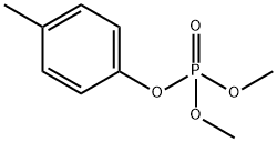 Phosphoric acid dimethyl 4-methylphenyl ester Struktur