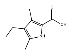 1H-Pyrrole-2-carboxylic acid, 4-ethyl-3,5-dimethyl- Struktur