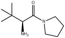 Pyrrolidine, 1-[(2S)-2-amino-3,3-dimethyl-1-oxobutyl]- Struktur