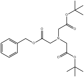 Glycine, N,N-bis[2-(1,1-dimethylethoxy)-2-oxoethyl]-, phenylmethyl ester Struktur