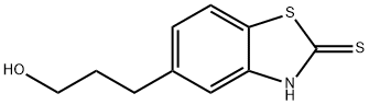 2(3H)-Benzothiazolethione,5-(3-hydroxypropyl)-(9CI) Struktur