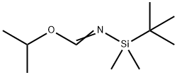 Methanimidic acid, N-[(1,1-dimethylethyl)dimethylsilyl]-, 1-methylethyl ester Struktur