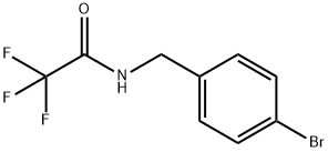 Trifluoroacetamide,-(4-bromobenzyl) Struktur