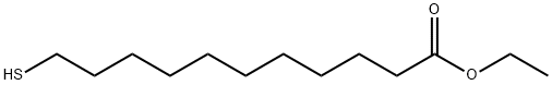 Undecanoic acid, 11-mercapto-, ethyl ester Struktur