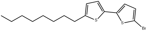 5-Bromo-5'-octyl-2,2'-bithiophene Struktur