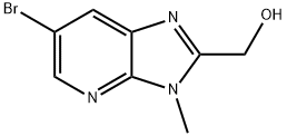 3H-Imidazo[4,5-b]pyridine-2-methanol, 6-bromo-3-methyl- Struktur