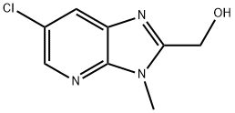 3H-Imidazo[4,5-b]pyridine-2-methanol, 6-chloro-3-methyl- Struktur