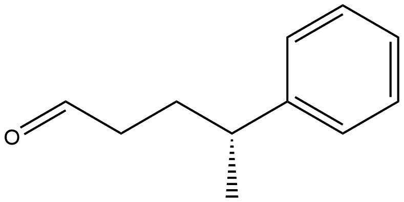 Benzenebutanal, γ-methyl-, (R)- Struktur