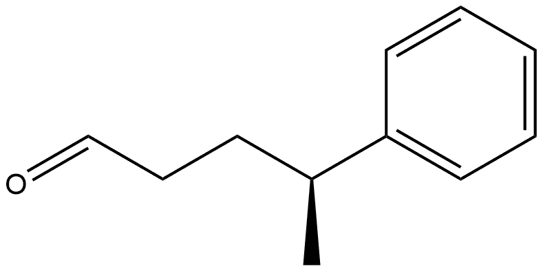 Benzenebutanal, γ-methyl-, (S)- Struktur