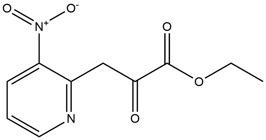 2-Pyridinepropanoic acid, 3-nitro-α-oxo-, ethyl ester Struktur