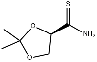 1,3-Dioxolane-4-carbothioamide, 2,2-dimethyl-, (4R)- Struktur