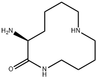 1,6-Diazacyclododecan-7-one, 8-amino-, (S)- Struktur