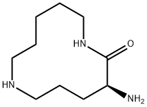 (S)-3-amino-1,7-Diazacyclododecan-2-one Struktur