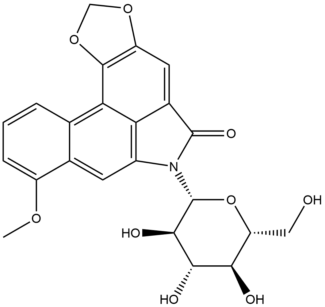 aristololactam-glucoside Struktur