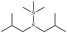 Silanamine, 1,1,1-trimethyl-N,N-bis(2-methylpropyl)- Struktur