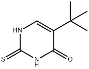 4(1H)-Pyrimidinone, 5-(1,1-dimethylethyl)-2,3-dihydro-2-thioxo- Struktur